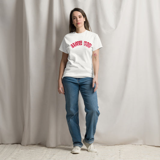 T-shirt I love you