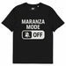 Black T-shirt with 
